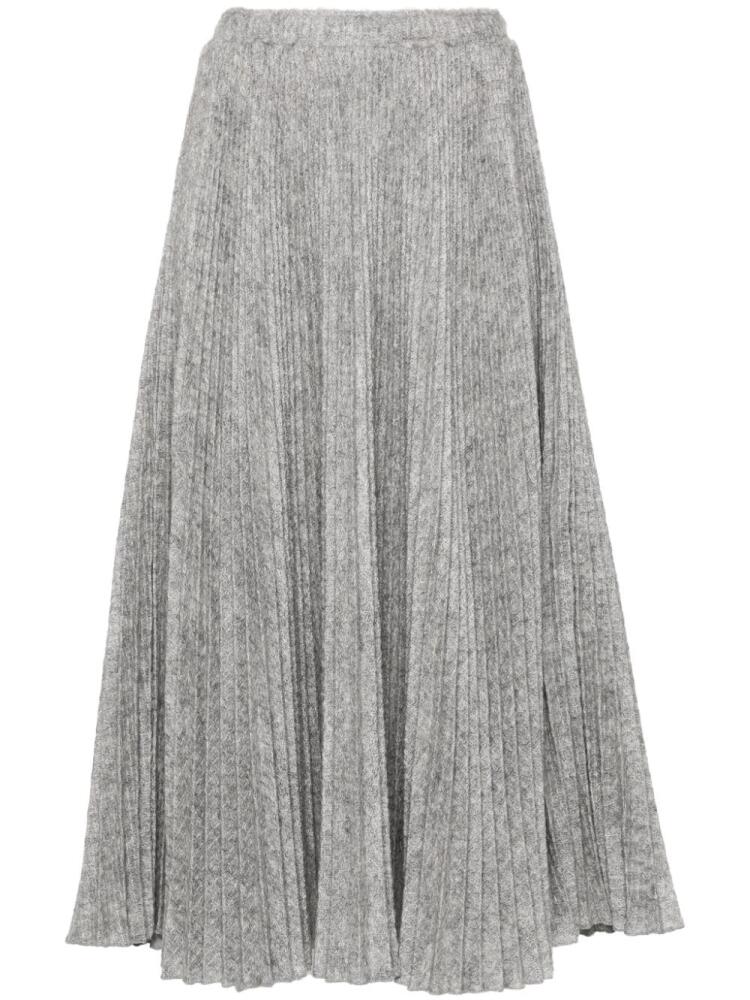 Ermanno Scervino pleated midi skirt - Grey Cover