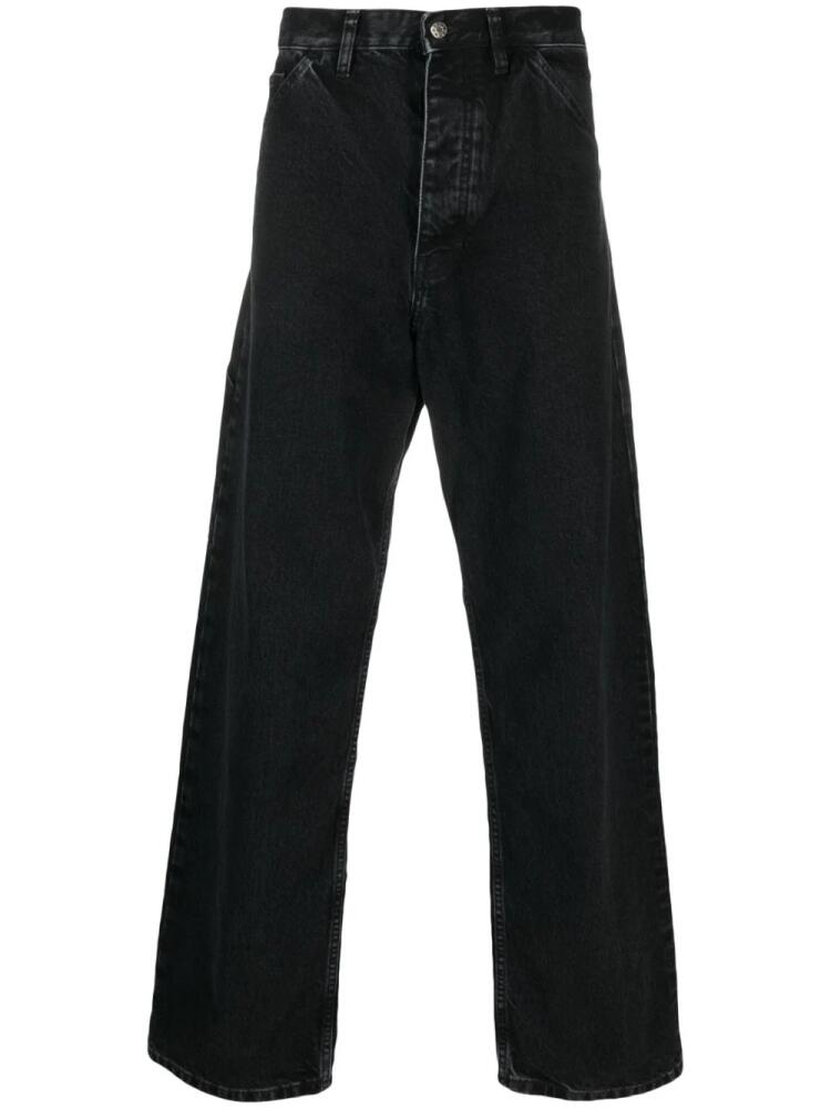 Filippa K loose-cut leg cotton jeans - Black Cover