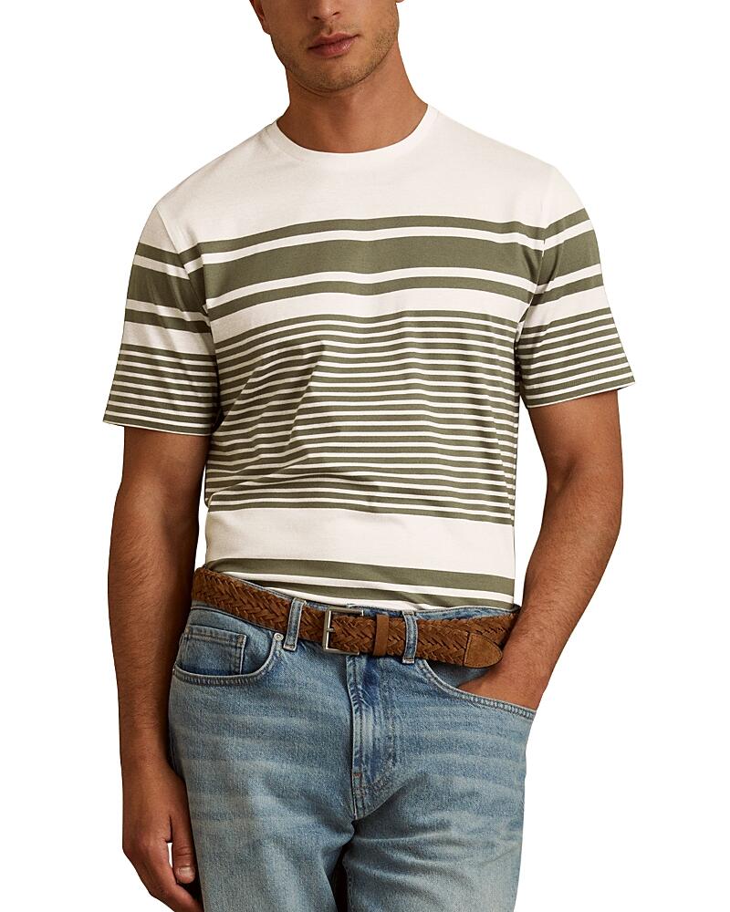 Reiss Lory Mercerized Cotton Stripe Tee Cover