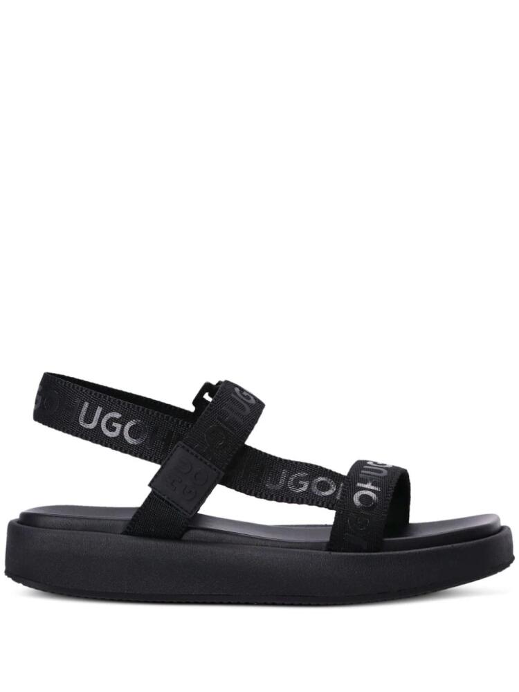 HUGO Emma touch-strap sandals - Black Cover