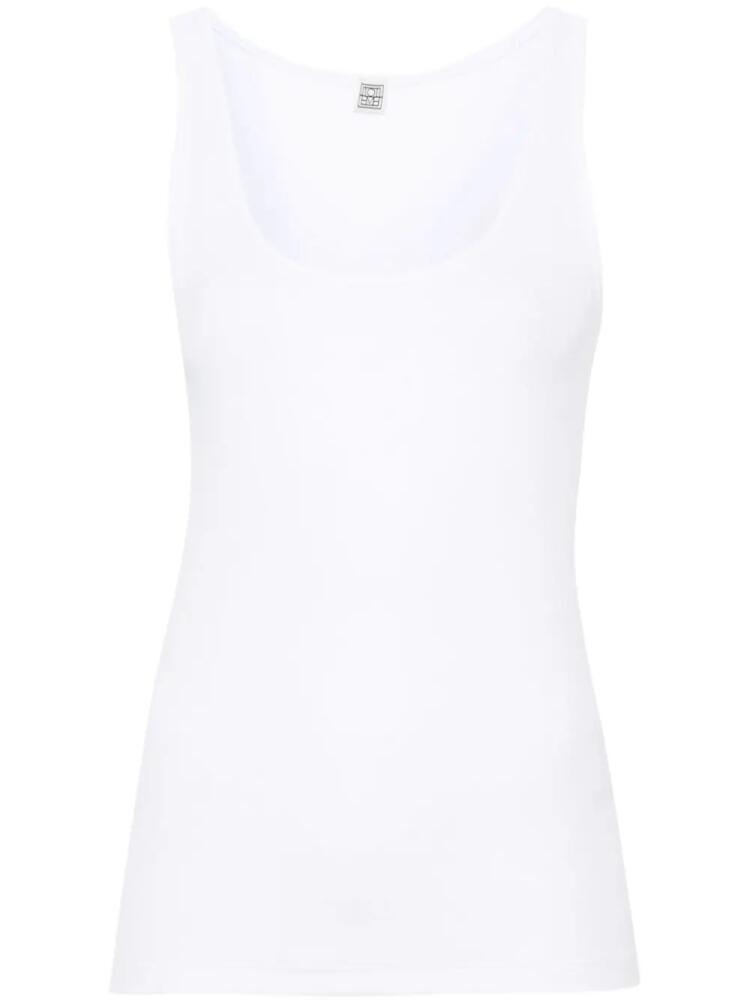 TOTEME ribbed tank top - White Cover