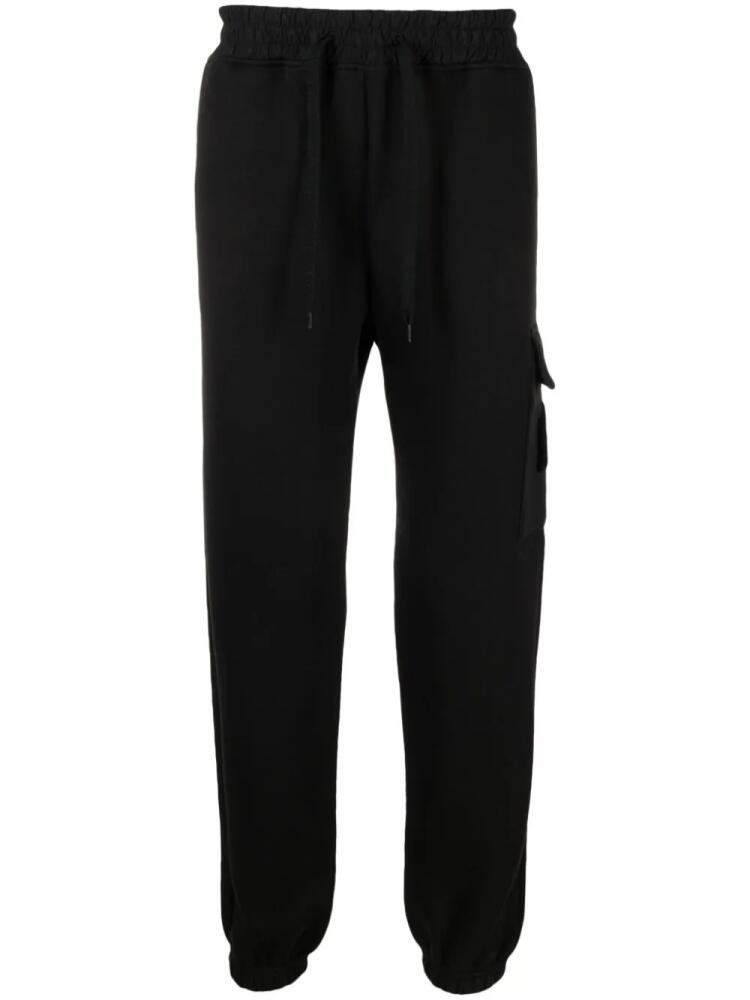 Mackage drawstring-waist cotton blend track pants - Black Cover