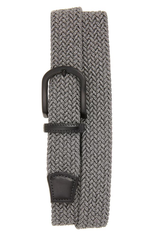 Torino Braided Mélange Belts in Grey Cover