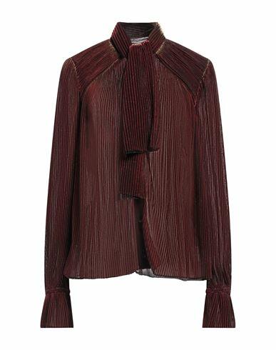 Marco De Vincenzo Woman Shirt Cocoa Polyamide, Polyimide Cover