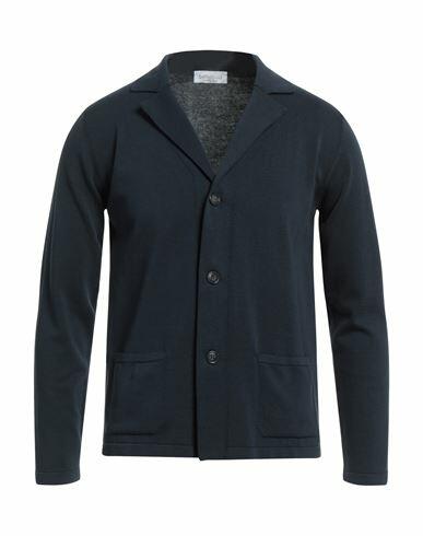 Bellwood Man Cardigan Midnight blue Cotton Cover