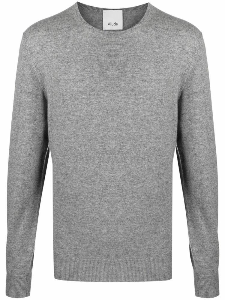 Allude fine-knit cashmere jumper - Grey Cover