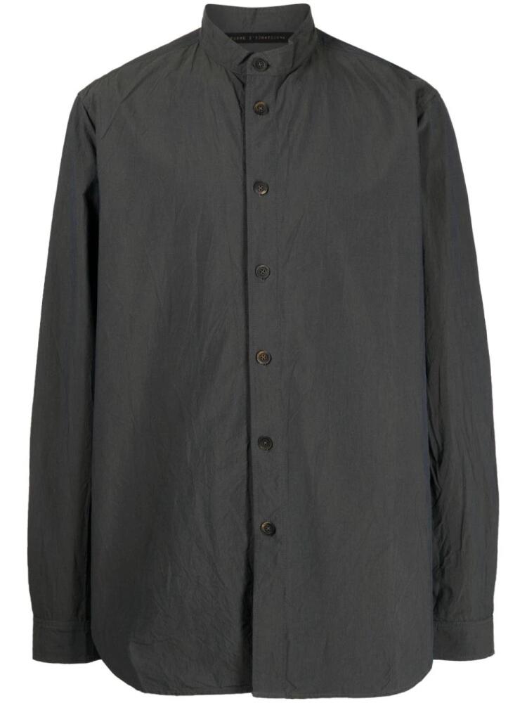 Forme D'expression long-sleeve cotton shirt - Black Cover