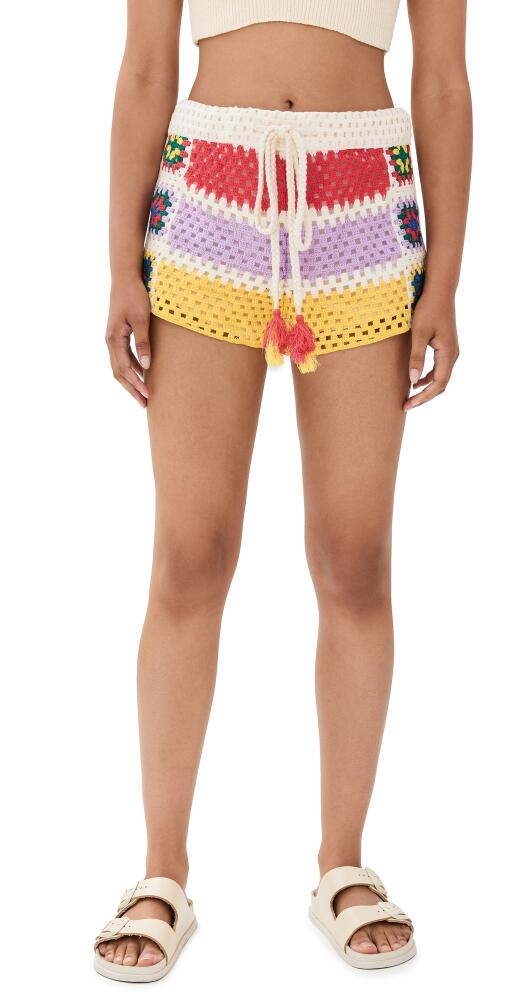 FARM Rio Crochet Shorts Multicolor Cover