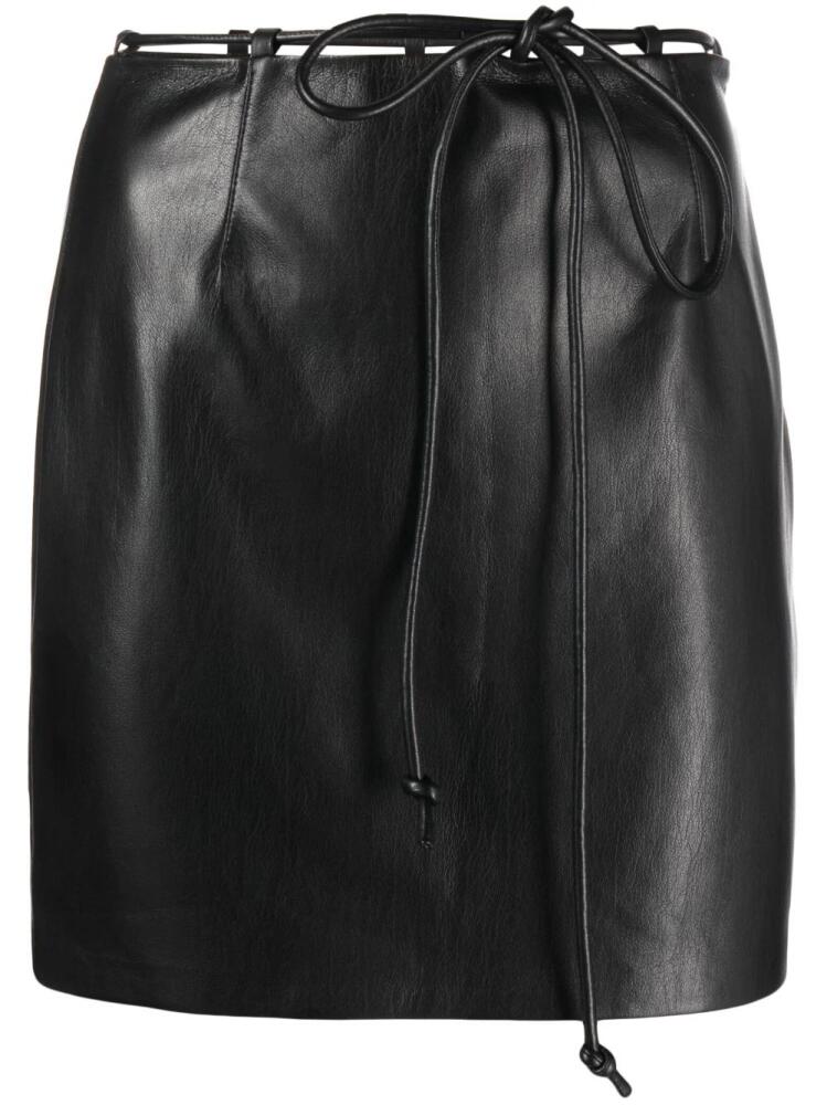 Nanushka faux leather miniskirt - Black Cover