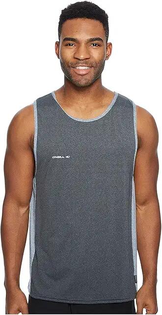 O'Neill Hybrid Tank Top (Black/Cool Grey) Men's Swimwear Cover