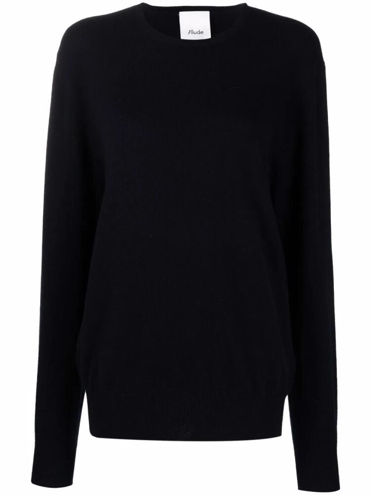 Allude fine-knit cashmere jumper - Blue Cover