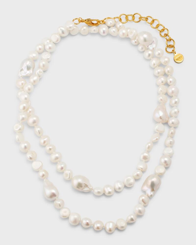 NEST Jewelry Baroque Pearl Long Strand Necklace Cover