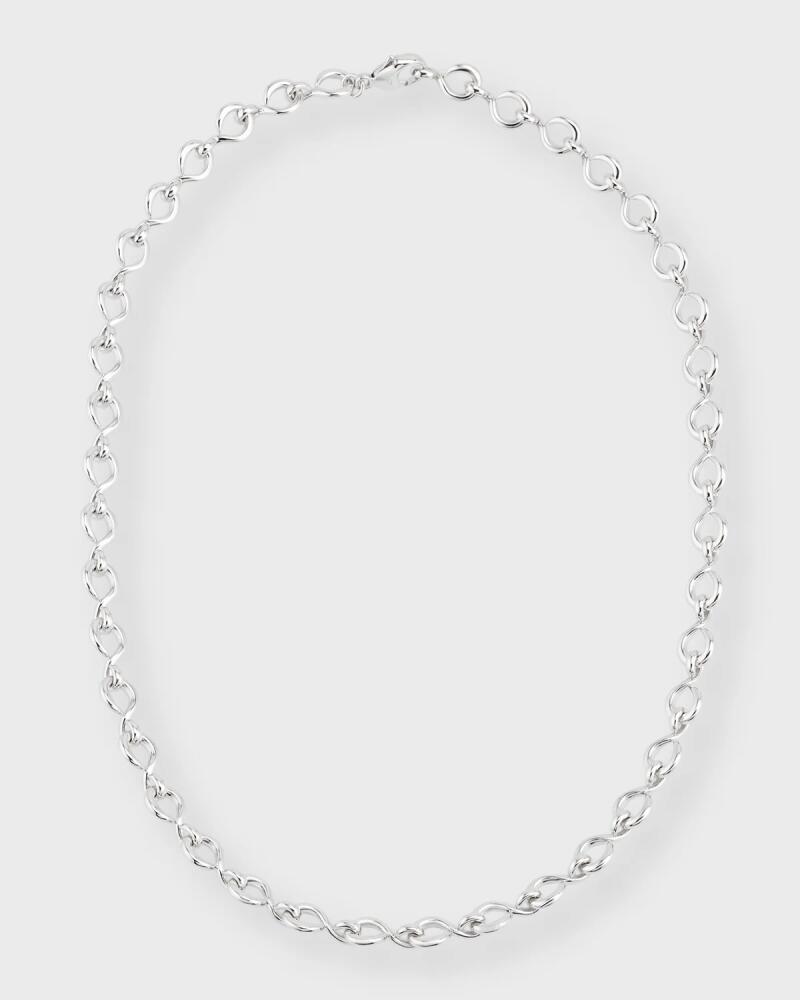 Monica Rich Kosann Sterling Silver The Twist Midi Infinity Necklace Cover