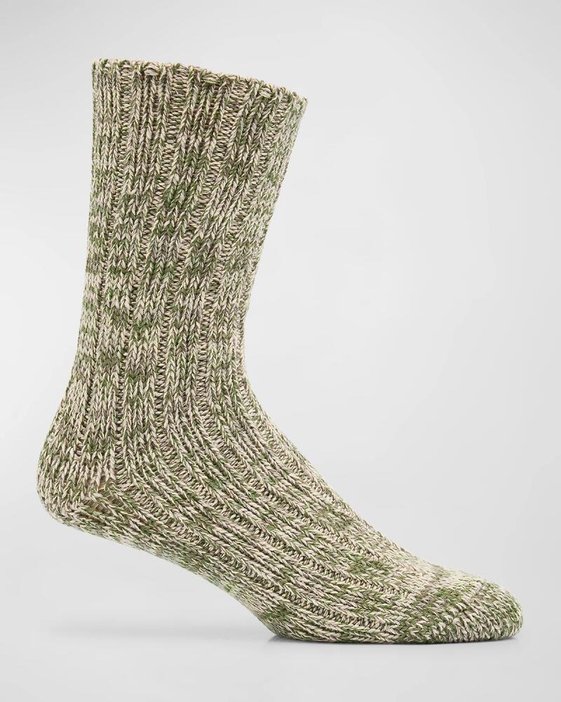 Falke Men's Brooklyn Rib-Knit Cotton Socks Cover