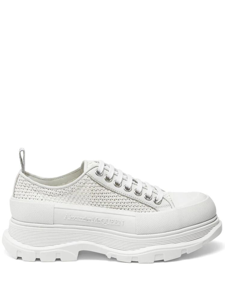 Alexander McQueen Tread Slick lace-up shoes - White Cover