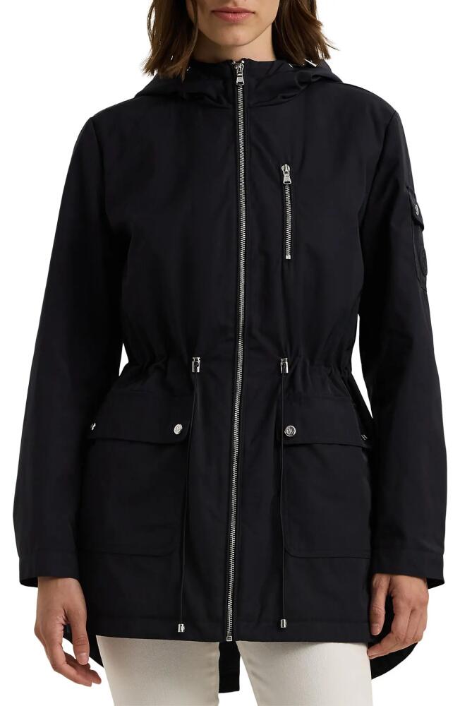 Lauren Ralph Lauren Raincoat with Hood & Removable Quilted Bib in Dark Navy Cover