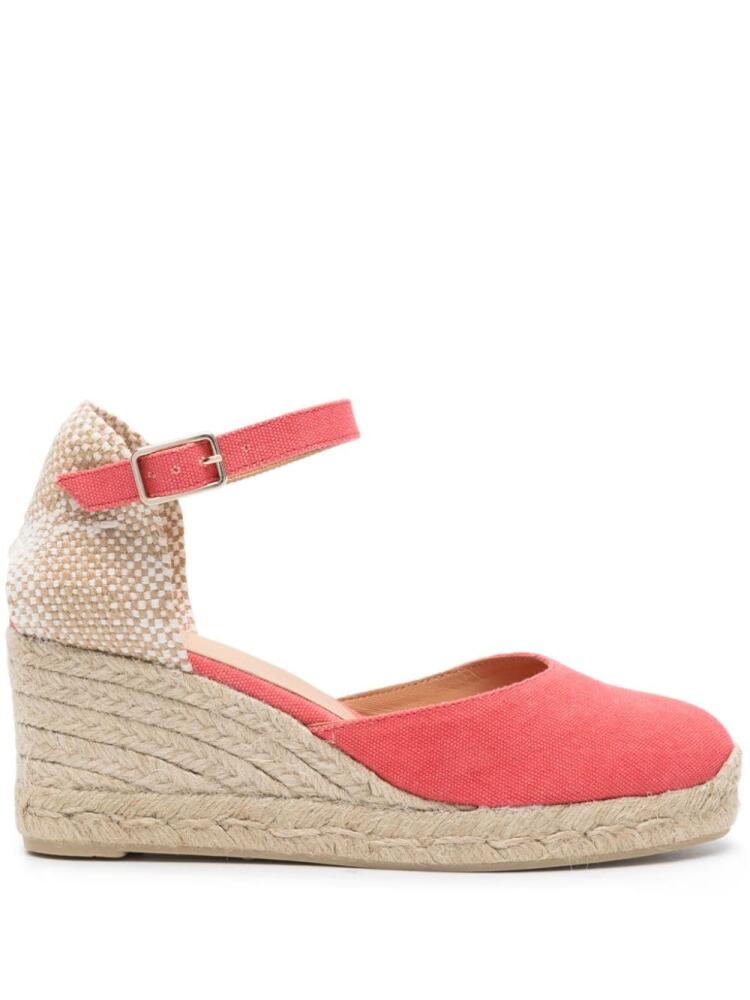 Castañer Carol 70mm wedge espadrilles - Pink Cover