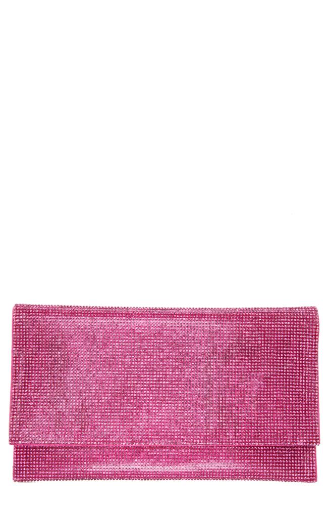 Nina Crystal Clutch in Ultra Pink Cover