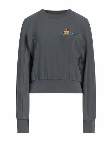 Vivienne Westwood Woman Sweatshirt Grey Organic cotton, Elastane Cover