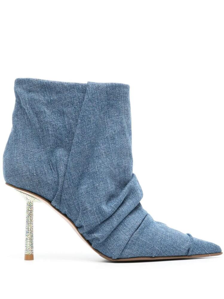 Le Silla Bella 80mm ankle boots - Blue Cover