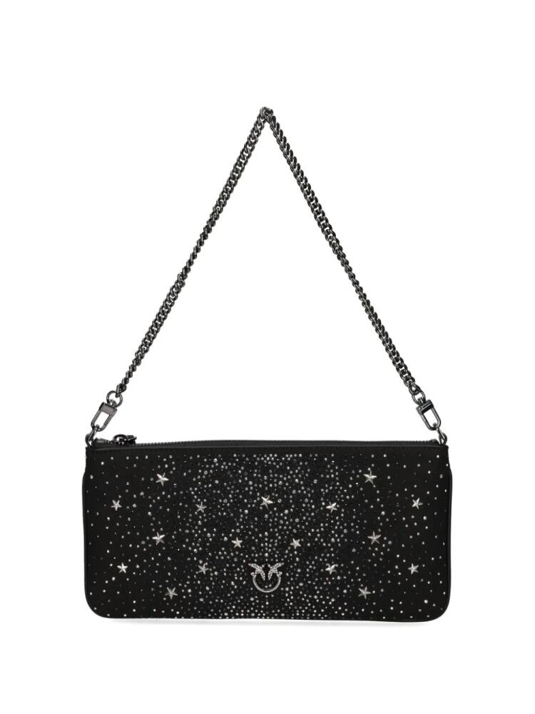 PINKO Horizontal Flat clutch bag - Black Cover