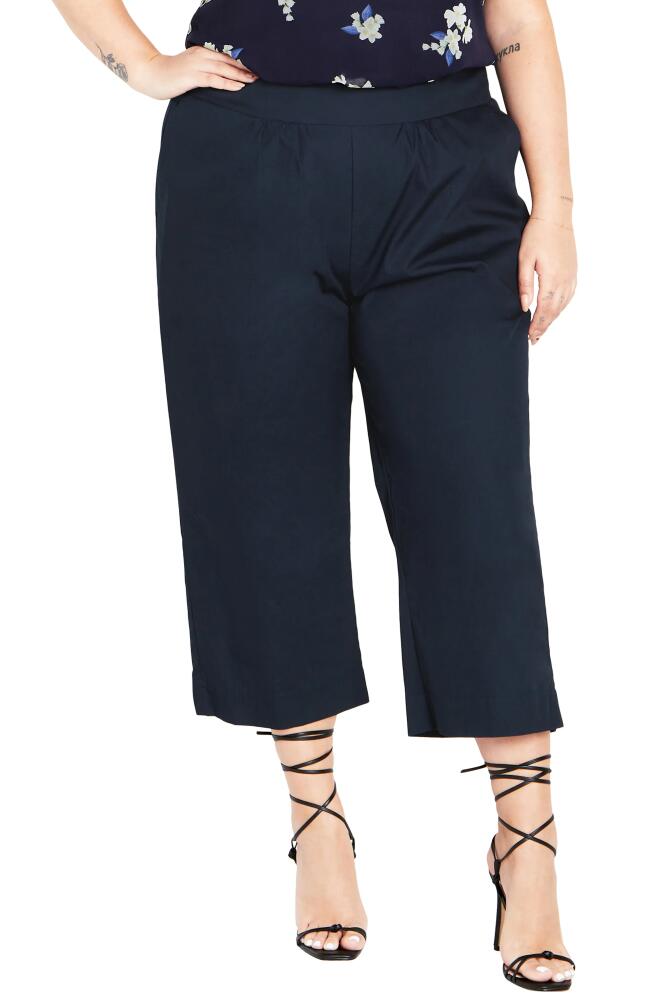 City Chic Justice Pull-On Pants in French Navy Cover