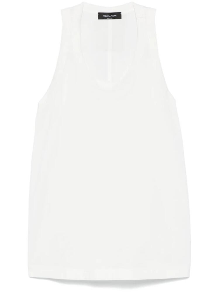 Fabiana Filippi jersey vest - White Cover