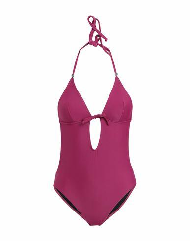 Zadig & voltaire Woman One-piece swimsuit Deep purple Polyamide, Elastane Cover