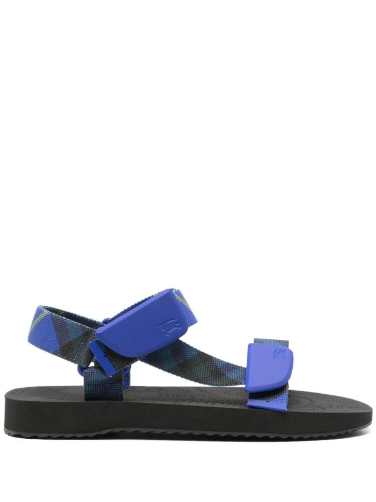 Burberry Trek check sandals - Blue Cover