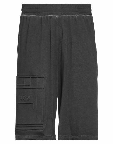 A-cold-wall* Man Shorts & Bermuda Shorts Steel grey Cotton Cover