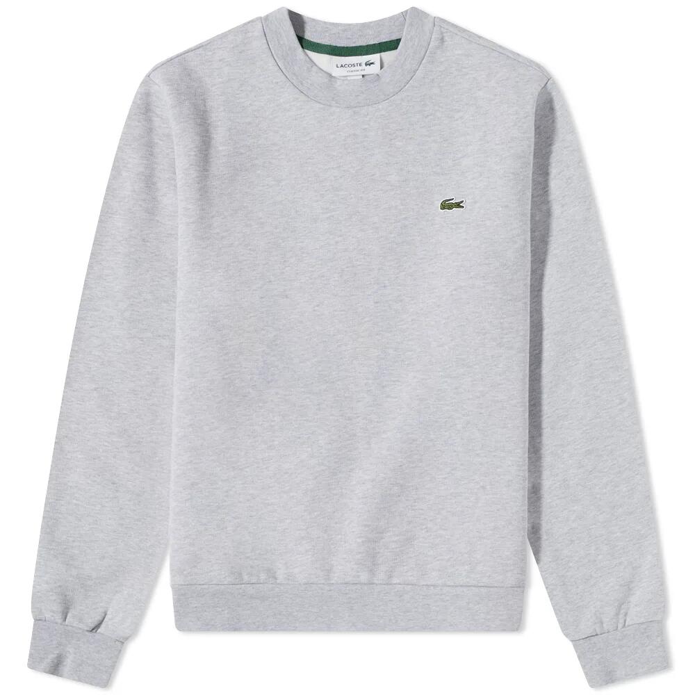 Lacoste Men's Classic Crew Sweat in Silver Marl Cover