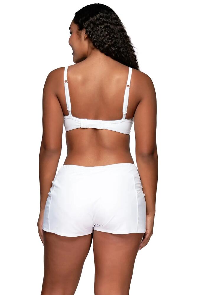 Sunsets Laguna Swim Short in White Lily Cover