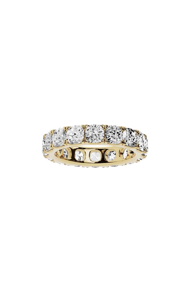 Jennifer Fisher 18K Gold Lab Created Diamond Eternity Ring - 4.96 ctw in 18K Yellow Gold Cover