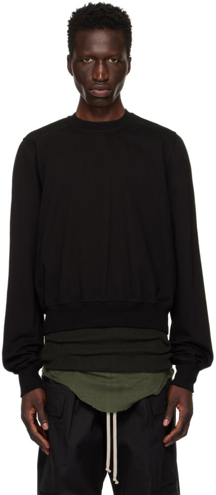 Rick Owens Black Porterville Crewneck Sweatshirt Cover