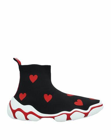 Red(v) Woman Sneakers Black Textile fibers Cover