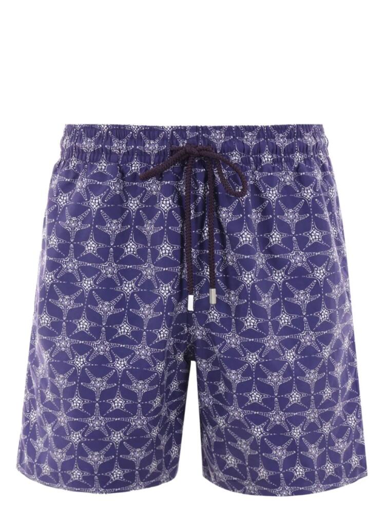 Vilebrequin starfish-print swim shorts - Blue Cover