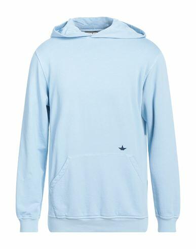 Macchia J Man Sweatshirt Sky blue Cotton Cover