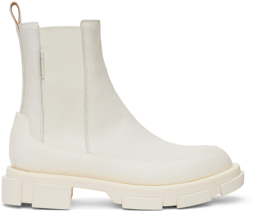 both White Gao Chelsea Boots Cover