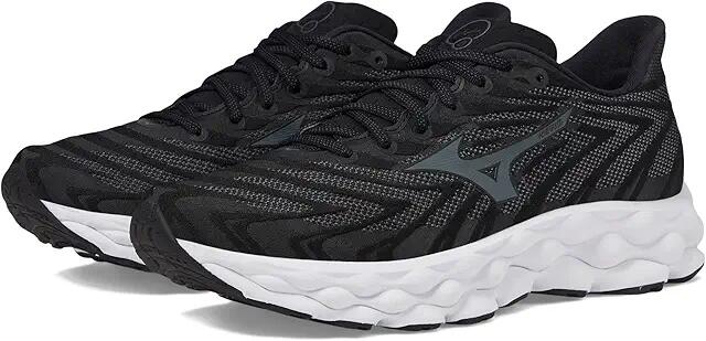 Mizuno Wave Sky 8 (Black/Metallic Grey) Men's Running Shoes Cover