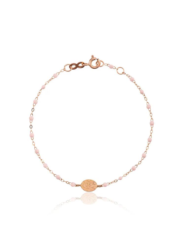 Gigi Clozeau 18kt rose gold pink beaded bracelet Cover