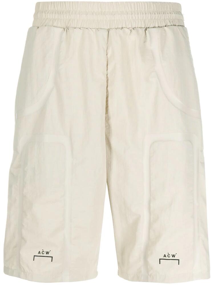 A-COLD-WALL* elasticated bermuda shorts - Neutrals Cover