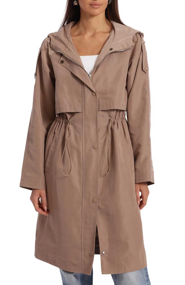 Avec Les Filles Oversize Water Resistant Trench Coat in Khaki Cover