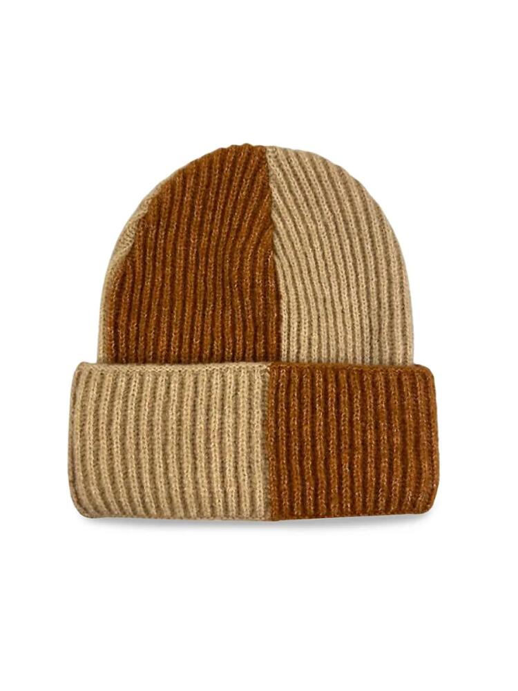 MARCUS ADLER Women's Two Tone Beanie - Camel Cover