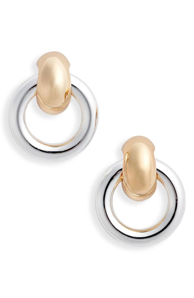 Jenny Bird Puffy Faye Knocker Earrings in Gold/Silver Cover