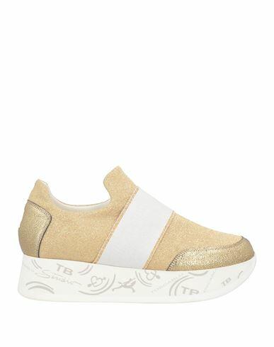 Tosca Blu Woman Sneakers Gold Textile fibers Cover