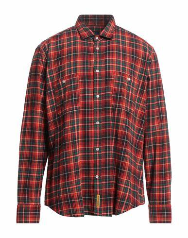 B. d.baggies Man Shirt Tomato red Cotton Cover