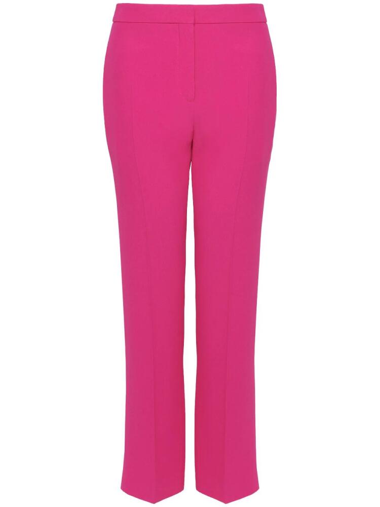 Alexander McQueen cropped straight-leg trousers - Pink Cover