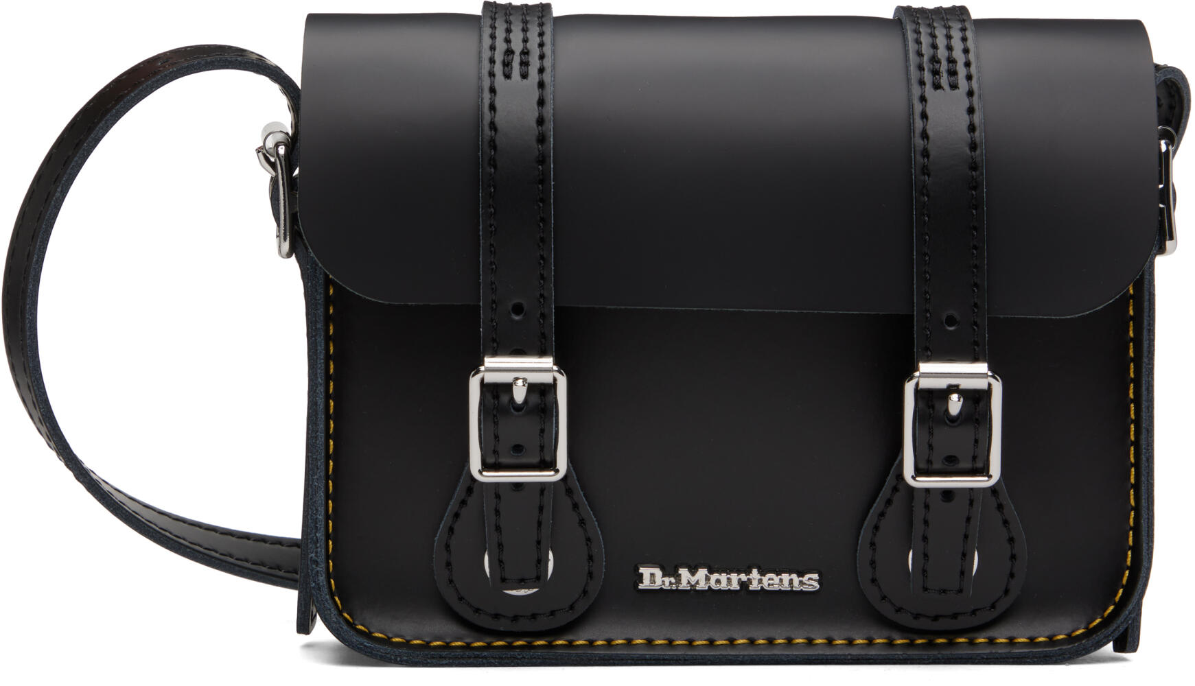 Dr. Martens Black 7 Inch Leather Crossbody Bag Cover