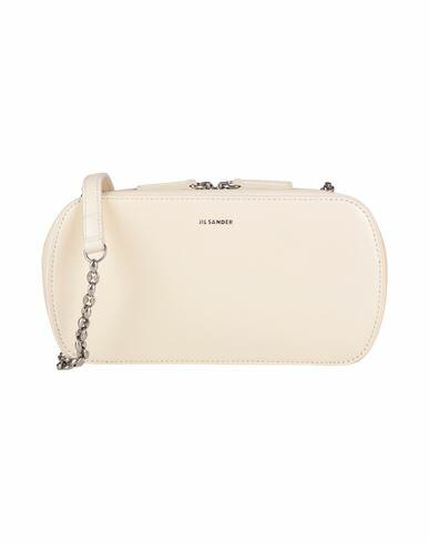 Jil Sander Woman Cross-body bag Ivory Leather Cover