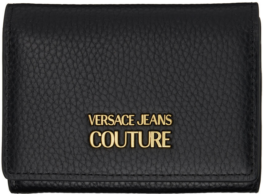 Versace Jeans Couture Black Logo Wallet Cover